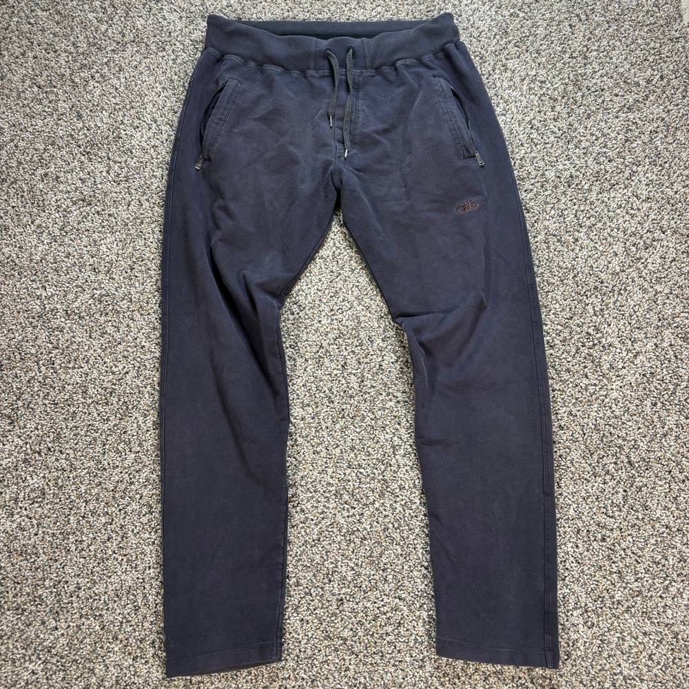 Salvatore Ferragamo Men's 2XL Navy Blue Gancini Logo Sweatpants Joggers